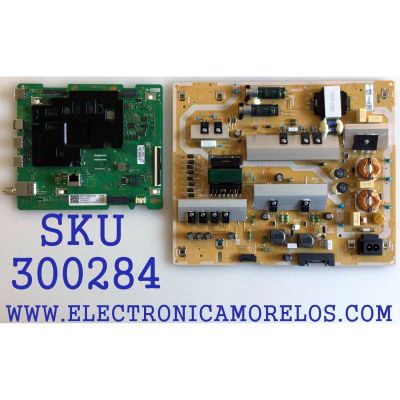 KIT DE TARJETAS PARA TV SAMSUNG / NUMERO DE PARTE MAIN BN94-16077S / BN41-02751A / BN97-16648B / BN41-02751A-000 / FUENTE BN44-01056A / L75S6N_THS / BN4401056A / PANEL CY-BT075HGEV3H / MODELO UN75TU700DFXZA BC02
